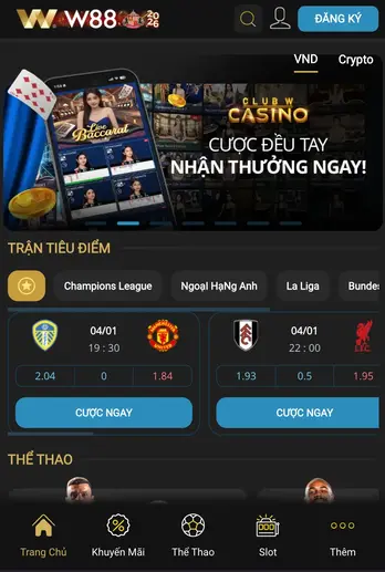 TẢI APP W88CLUB